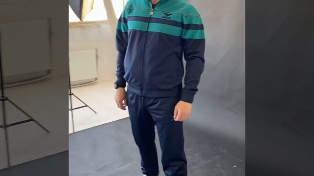 Мужской спортивный костюм Montana Sport зеленый с синим Винтаж 90-х Турция Спортивный костюм смотреть онлайн