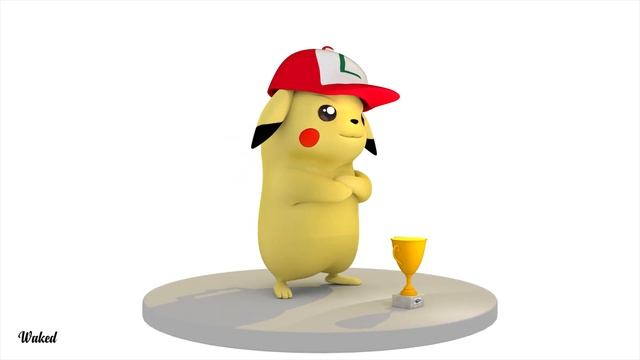 Pikachu Pokemon 3D Model смотреть онлайн