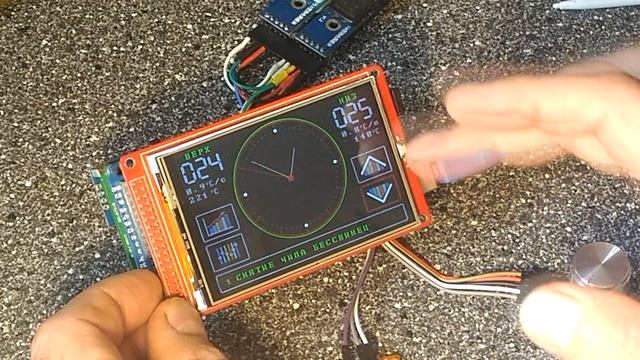 Паяльная станция на Arduino Мега 2560, Часть 2. Интерфейс. Работа с энкодером и сенсором. смотреть онлайн