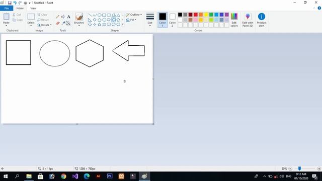 Outline and filling Tools in MS Paint | Presented by : First Link Computer смотреть онлайн