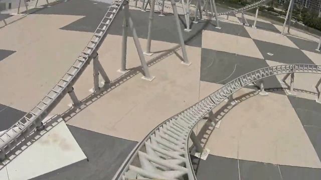 Ferrari world new Roller Coaster flying Aces. смотреть онлайн