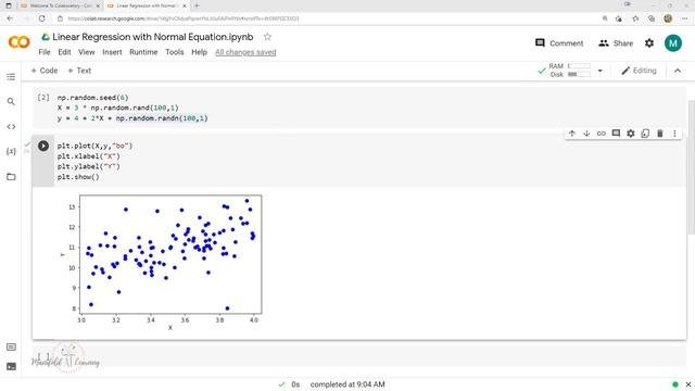 Linear Regression using Normal Equation - Machine Learning Basics - Data Science смотреть онлайн