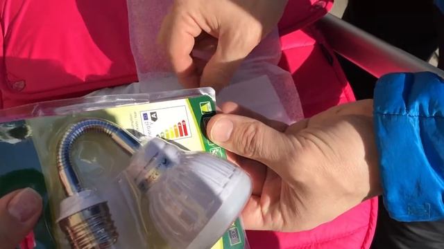 Китайская лампа на светодиодах и датчике движения Aliexpress смотреть онлайн