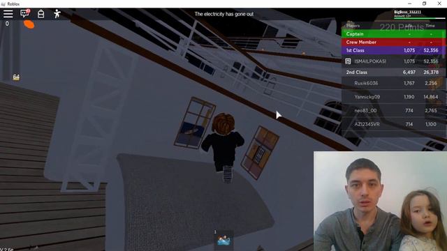 Самира и папа играют ТИТАНИК ROBLOX #2 Samira and Papa playing - Titanic sinking смотреть онлайн