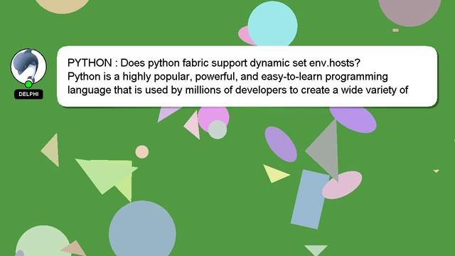 PYTHON : Does python fabric support dynamic set env.hosts? смотреть онлайн