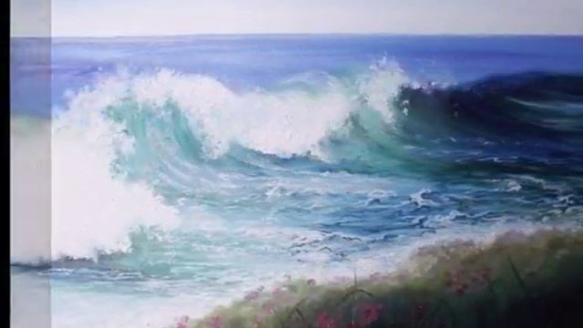 Морской пейзаж (мастер-класс. Художник Элина Торос) смотреть онлайн