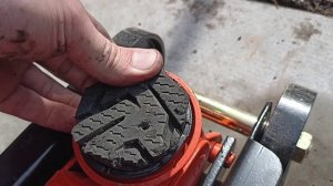 Резиновая опора (подпятник) подкатного домкрата, своими руками