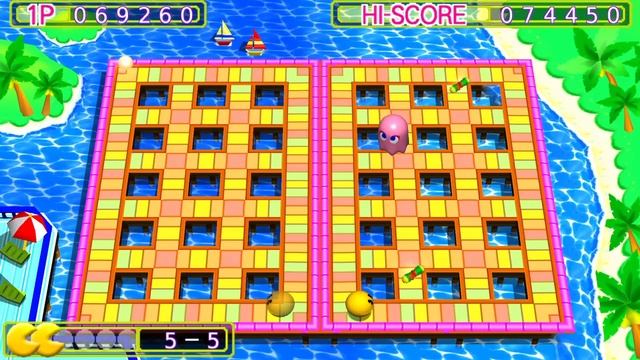 PAC-MAN MUSEUM+ - World 5-5 Pac-Man Arrangement смотреть онлайн