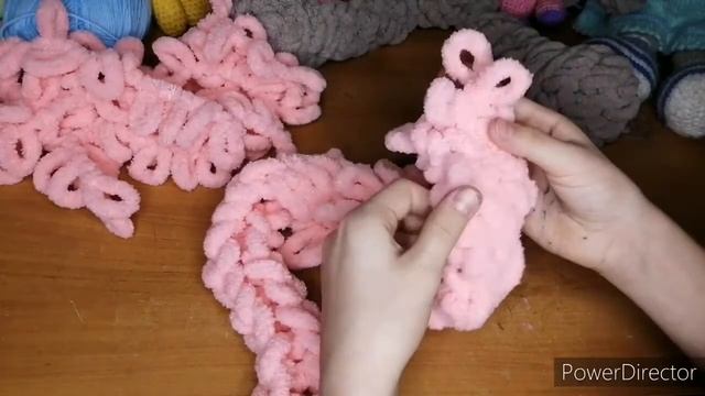 /просто вяжем/ вяжем шарфик на вязанную игрушку? *мастер класс* смотреть онлайн
