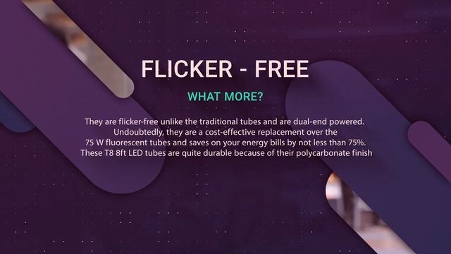 Flicker Free T8 8ft Led Tube Lights смотреть онлайн