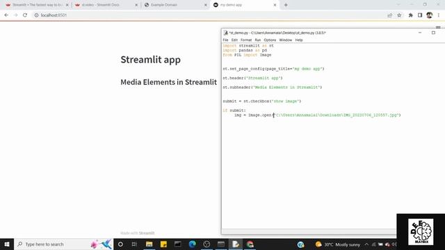 Streamlit in python | Part-8 | Tamil | Media elements | Deep Matrix | Data Science смотреть онлайн