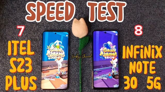 ITEL S23 PLUS vs. INFINIX NOTE 30 5G | SPEED TEST #itels23plus #infinixnote305g #noebyschannel смотреть онлайн