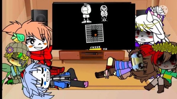 Undertale react to "bad time trio, but I want to die"/RUS ENG/Андертейл реакция
