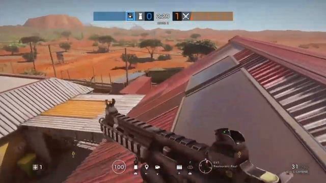 (OP) How To Get On The Roof As A Defender! - Rainbow Six Siege Glitch (Outback Roof Trick) смотреть онлайн