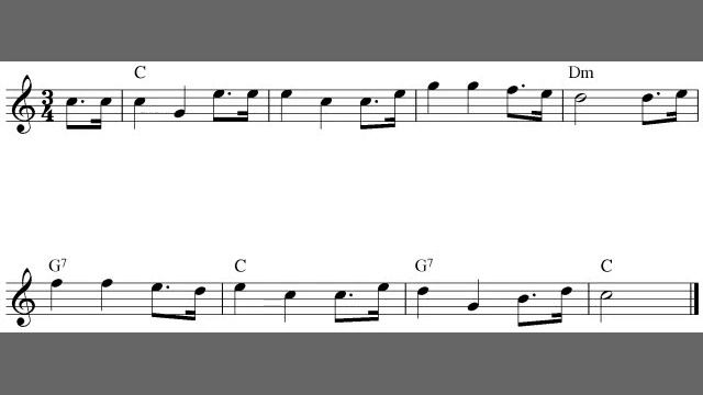 Oh My Darling, Clementine, free flute sheet music score смотреть онлайн