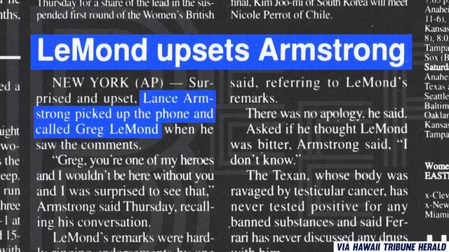 Threats, doping, and the legal system fueled Lance Armstrong's beef with Greg LeMond смотреть онлайн