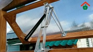 Автомат для проветривания теплицы. Купить термопривод для теплиц. Автомат для проветривания обзор