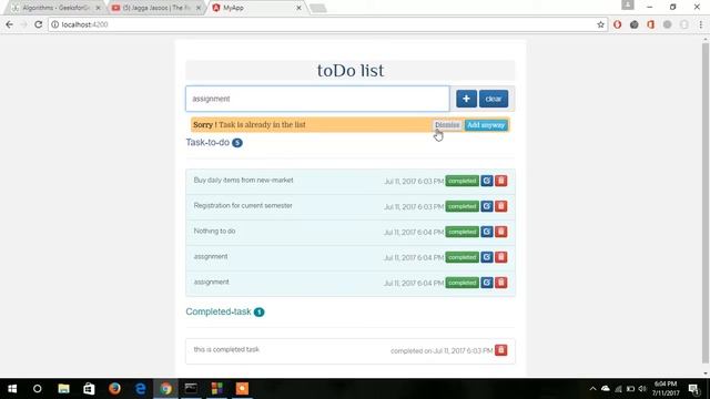 toDo-List | angular2 web application смотреть онлайн