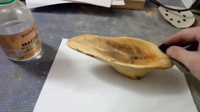 Чахэ из ореха.Пропитка маслом. смотреть онлайн