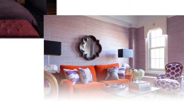 Фиолетовый цвет в интерьере | Темные цвета в интерьере смотреть онлайн