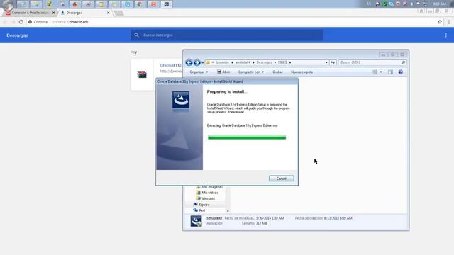 Instalar Oracle 11g express edition en Windows 7,8,10 2018 смотреть онлайн