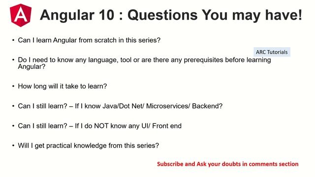 Angular 10 Tutorial #0 - Questions Before Learning Angular | Angular 10 Tutorial For Beginners смотреть онлайн