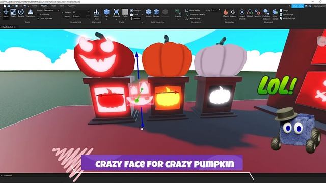Roblox Studio |\| How to make Customizable Halloween Pumpkin in Roblox Studio |\| Free Kit смотреть онлайн
