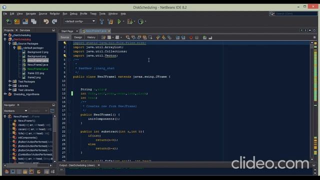 Disk Scheduling GUI using java смотреть онлайн