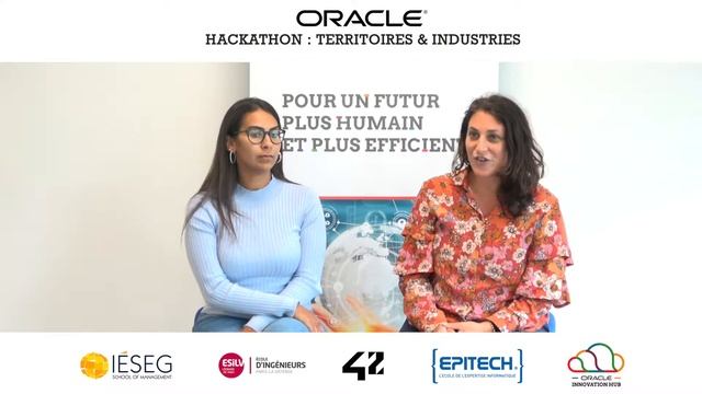 ?Nada et Joelle au #OracleHackathon de l' #InnovationHub смотреть онлайн