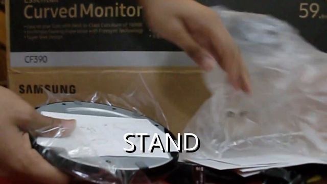 Unboxing Samsung LC24F390FHWXXL 23.6-inch Curved LED Monitor смотреть онлайн