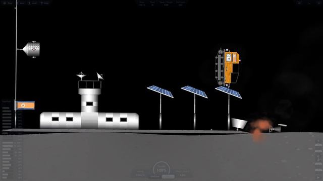 База с космонавтами на Луне, видео покороче! | Spaceflight Simulator #sfs #northkorea