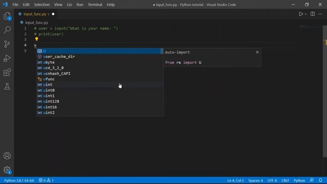 Python Tutorial- Input Function and Formatted String #13 - Lalit Codes смотреть онлайн