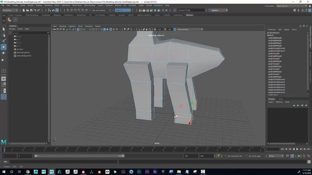 Maya Modeling Tutorial - Custom Shelf смотреть онлайн