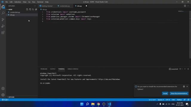 Send bulk messages to Instagram users | Python Selenium library to send message automatically-Part смотреть онлайн
