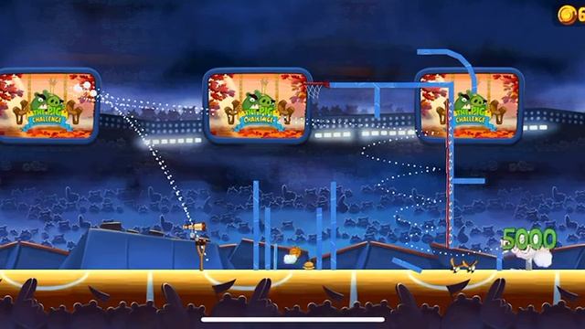 Angry Birds - Ham Dunk - Golden Eggs #54 (2nd Top Right Egg) Walkthrough смотреть онлайн