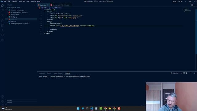 Learn HTML - Audio tag смотреть онлайн