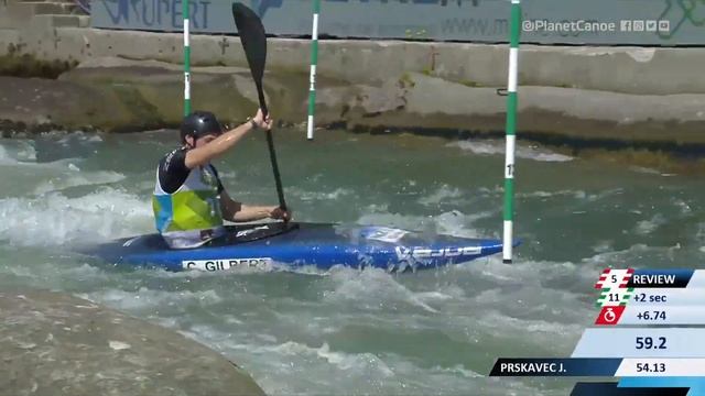 Callum Gilbert Australia Semi Final / 2023 ICF Canoe-Kayak Slalom World Cup Ljubljana Slovenia смотреть онлайн