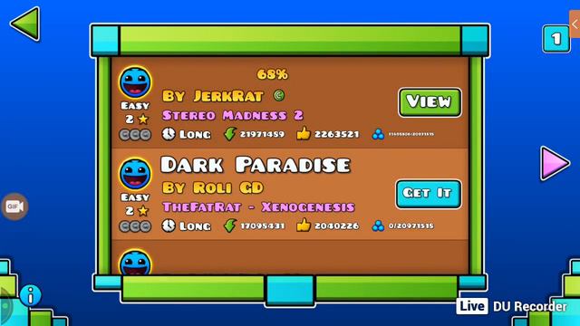 Первый стрим игры Geometry Dash смотреть онлайн