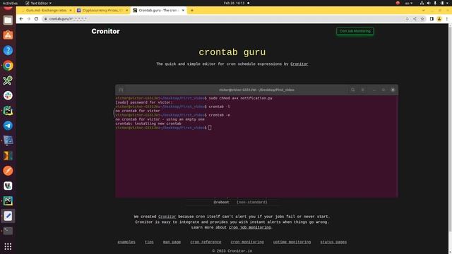 Python+Linux+Crontab+Notify-send+CringeEnglish:) смотреть онлайн