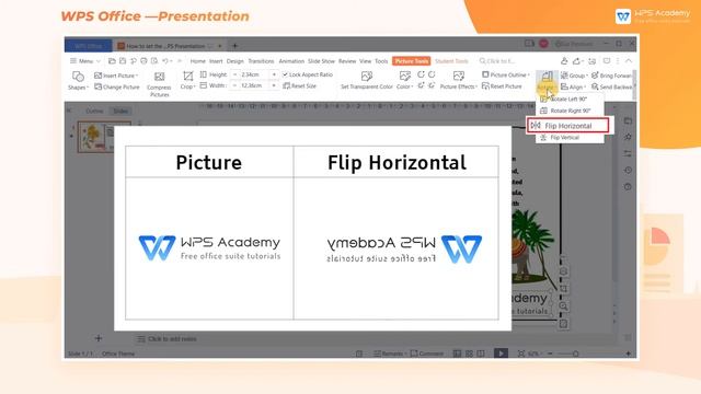 [WPS Academy] 1.4.6 PPT: How to set the picture rotation in WPS Presentation смотреть онлайн