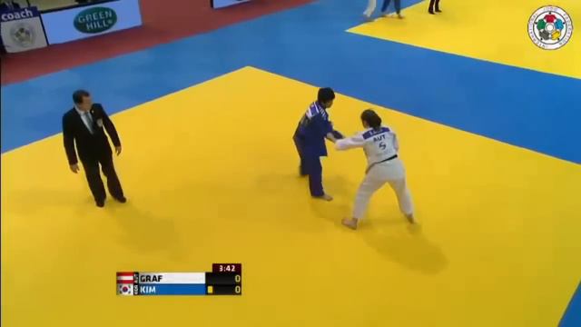 Judo Grand-Prix Düsseldorf 2013: Bernadette GRAF (AUT) - Seongyeon KIM (KOR) Bronze [-70kg] смотреть онлайн