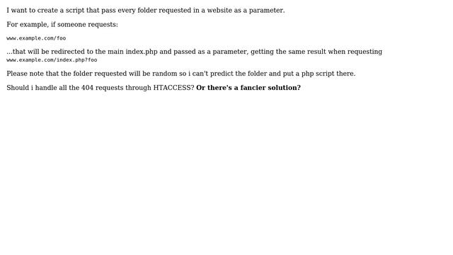 Webmasters: Folder as parameter in PHP смотреть онлайн