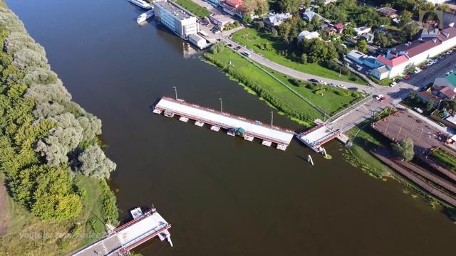 Бобреневский наплавной мост. Коломна смотреть онлайн