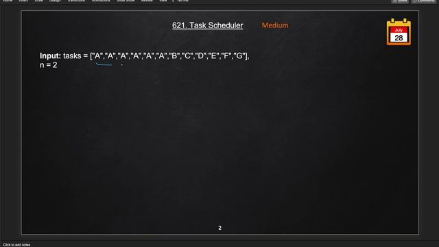 task scheduler | task scheduler leetcode | leetcode 621 | greedy смотреть онлайн