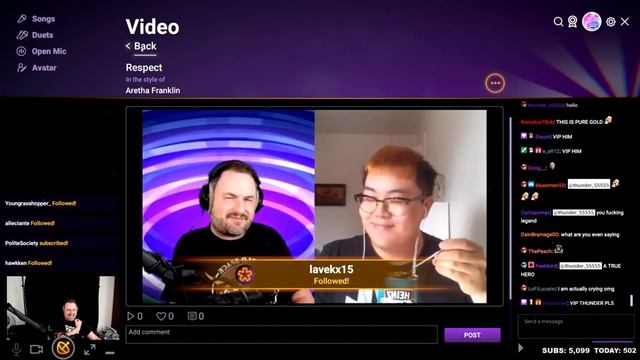 Sips reacts to thunder_55555's Twitch Sings duets смотреть онлайн