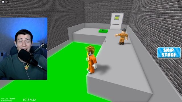 Побег Из Тюрьмы Обби Роблокс! Симулятор Тюрьмы Роблокс! смотреть онлайн