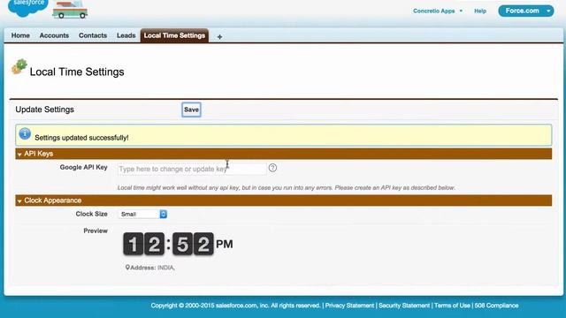 Salesforce "Local Time" Lightning Component Clock Face and API Configuration смотреть онлайн
