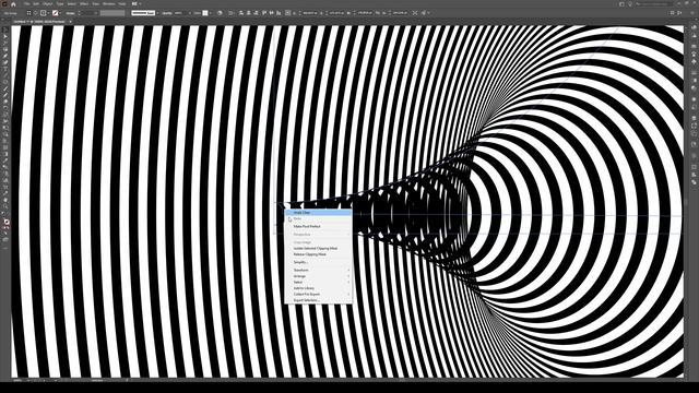 Wormhole Optical Illusion - Adobe Illustrator Tutorial
