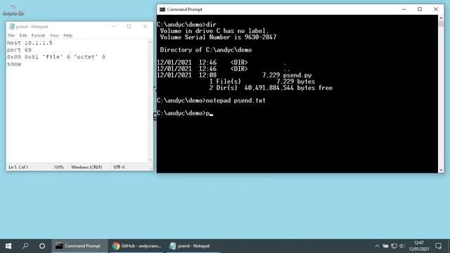 A utility to send packets to a specific host and TCP/IP port смотреть онлайн