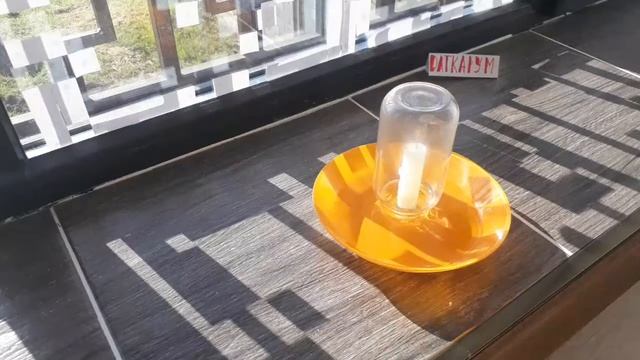 UNDERWATER CANDLE - physics experiment смотреть онлайн